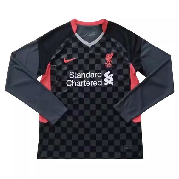 Tailandia Camiseta Liverpool 3ª Kit ML 2020 2021 Negro